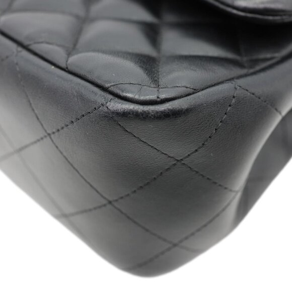 Chanel  Classic Double Flap Leather Shoulder Bag Black - Picture 9 of 14